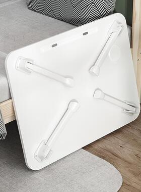 谋生加高加大号床上小桌子飘窗电脑桌折叠桌上铺家用懒人书桌学生