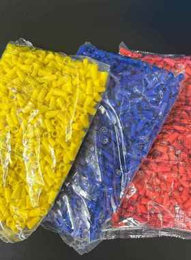 弹簧螺式接线头 螺旋压线帽 闭端端子P1 P2 P3P4P6橙色1000祇