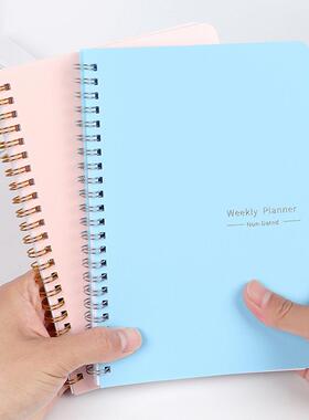 Non dated daily weekly monthly planner agenda notebook diary