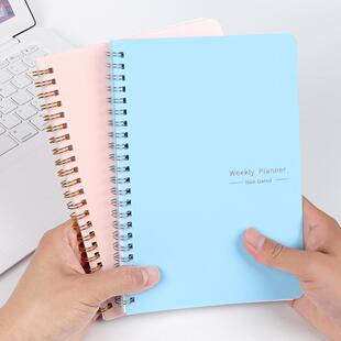 Non dated daily weekly monthly planner agenda notebook diary