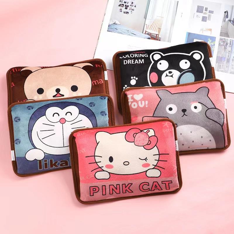 卡通充电热水袋毛绒防爆电暖宝宝学生暖肚热敷暖水袋暖手袋暖手宝