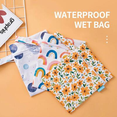 Happyflute 18*25CM Waterproof Mini Wet Diaper Bag Reusable A