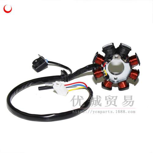 GY6线圈 800c80c发动机线圈 磁电机定子 G6 5cc8极交流GYY6发电机