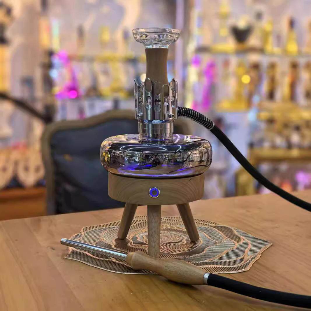 触摸开关水烟套装发光大气金属奇飞碟水烟壶hookah shisha