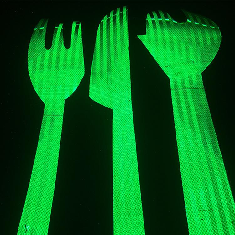 厂家直销pv夜光膜自光透明绿色光材c料不干胶蓄光发喷膜JZL绘发光
