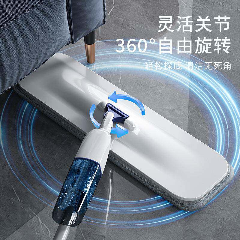 新款直销喷雾喷水拖把懒人家用免手洗平板加厚一拖布净干湿两用墩