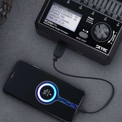 SKYRC NC2500 PRO 镍氢/镍铬 AA/AAA充电器 4种工作模式 充电放电