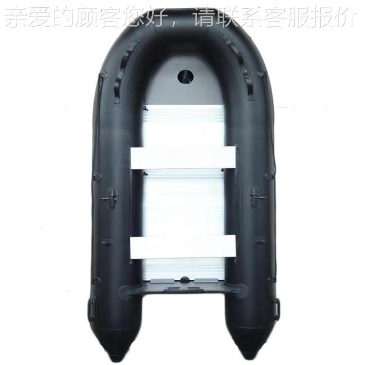 橡皮合艇加厚10776钓鱼船新款铝金鱼捕硬底耐磨冲锋舟充气救援艇