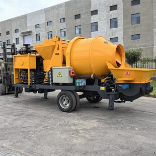 地泵 拖泵 混凝土搅拌地泵 搅拌拖泵concrete mixer pump搅拌泵机