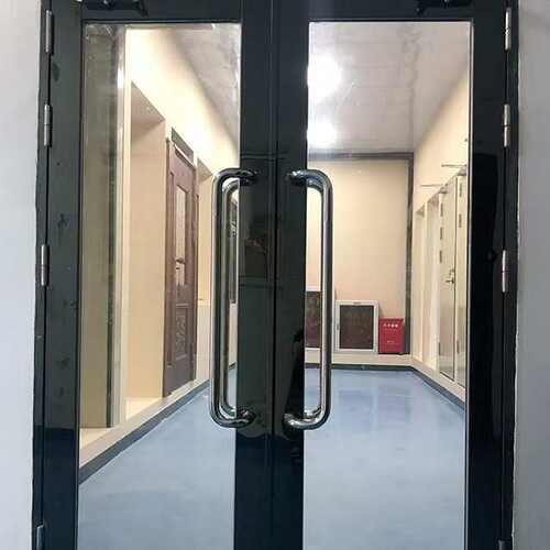防火门304甲乙级玻璃防火漆双开单开大拉丝玻璃门生产厂烤不锈钢