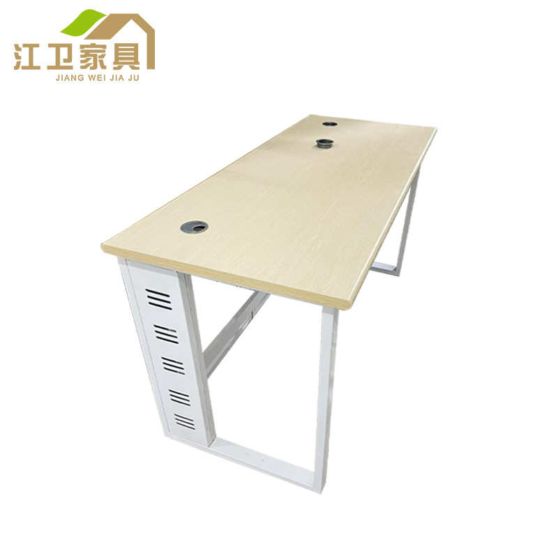 批发学校机房双人电脑桌 中小学生多媒体教室微机房学生电脑桌椅