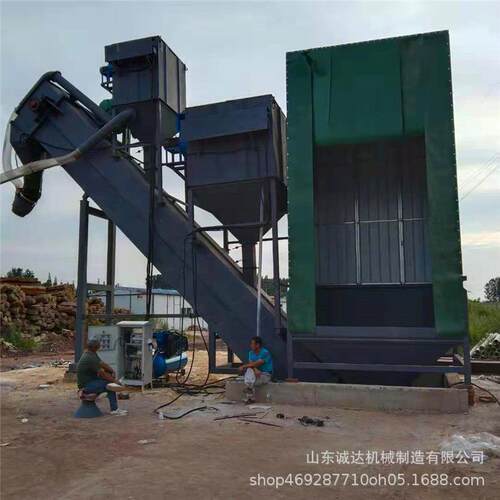 河北集装箱粉煤灰拆箱机20尺货柜卸灰机固定式翻箱卸灰机