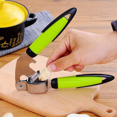 free shipping 压蒜器捣stainless steel garlic crusher chopper