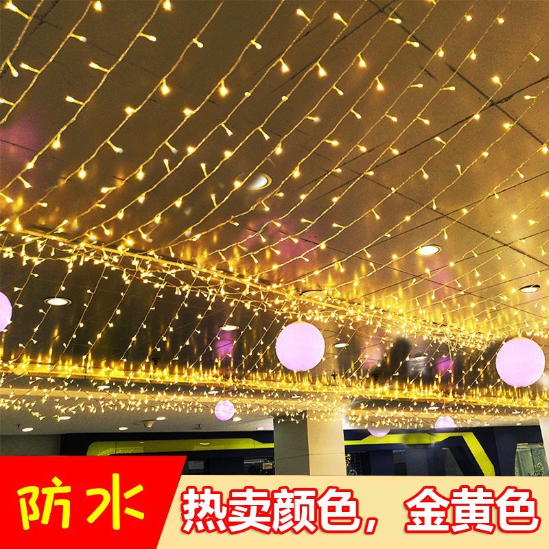 星led户小彩灯闪灯串灯饰满天星外防水树灯星灯带氛围灯ZKY霓虹装