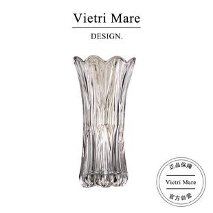Vietri Mare花瓶玻璃水晶欧式装饰品客厅摆件高级感花插丨西比尔