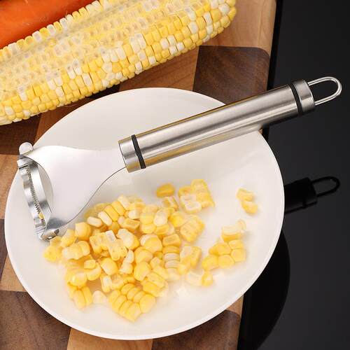 Stainless Steel Corn Sheller and Kernel Remover, Food-Grade