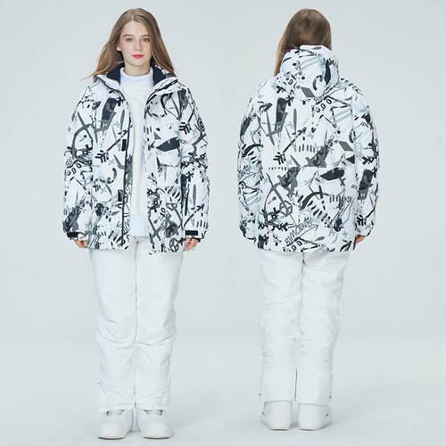 新款滑雪服套装男女款保暖加厚韩版单板双板滑雪衣裤套装