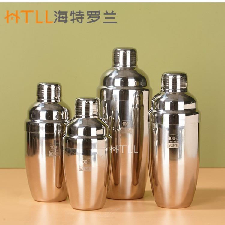 304不锈钢雪克杯 酒吧摇酒器调酒壶鸡尾酒调酒器醒酒三件套工具