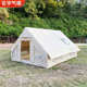 户外露营充气帐篷屋加厚牛津布便携式 双层防雨营地牛津布野营帐篷
