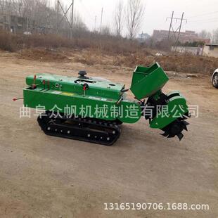 自走式 果树开沟机 履带开沟机农田山地松土回填机低矮履带式