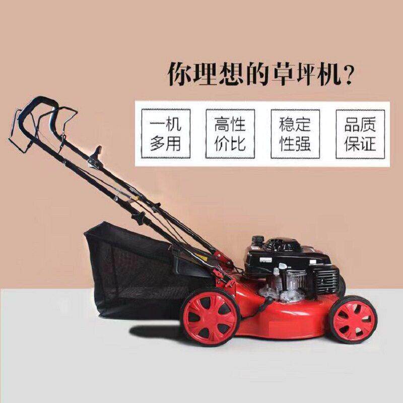 工厂直供新款20寸手推修草机 6马力手推式割草机 汽油动力剪草机