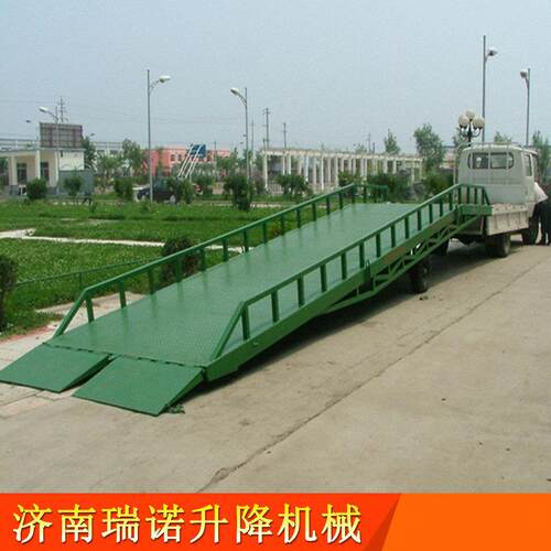 登车桥-12吨移动式升降装车机集装箱卸货平台移动可移动叉车