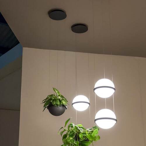 工业风创意床头绿植吊灯设计师样板房奶茶店橱窗个性简约ins壁灯