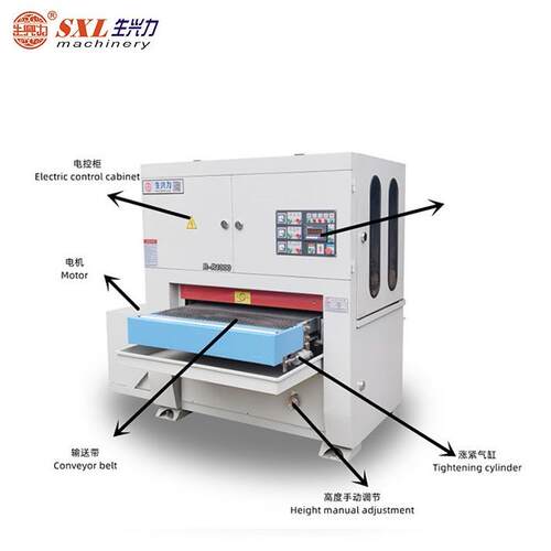 兴力R100MMR1000MM金属水磨砂磨光生机 水0机拉丝抛光除锈去毛刺
