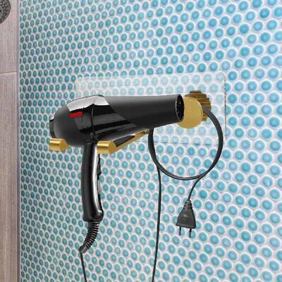 Hair Dryer Holder Bathroom Wall-mounted Blow Dryer Holder