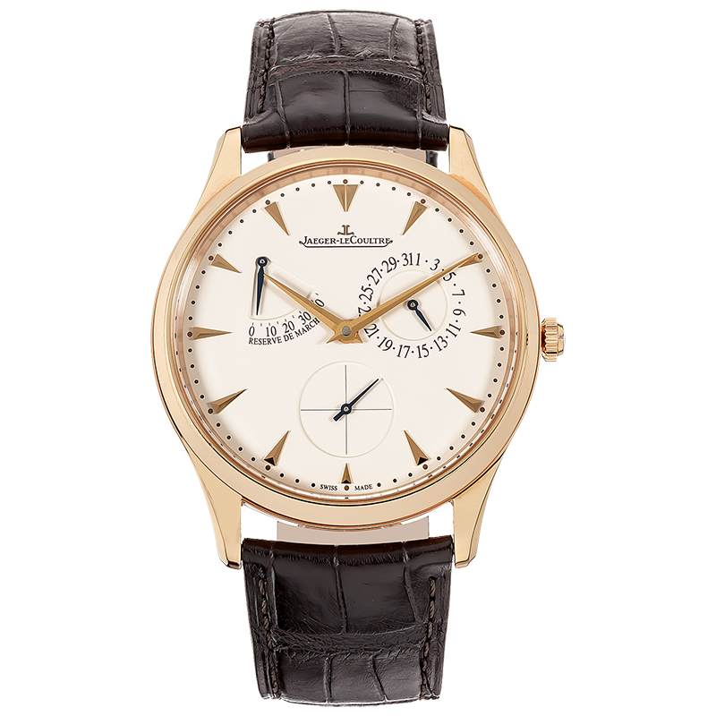 瑞士腕表[9.8新]积家大师18K玫瑰金自动机械手表男1372520-小丑