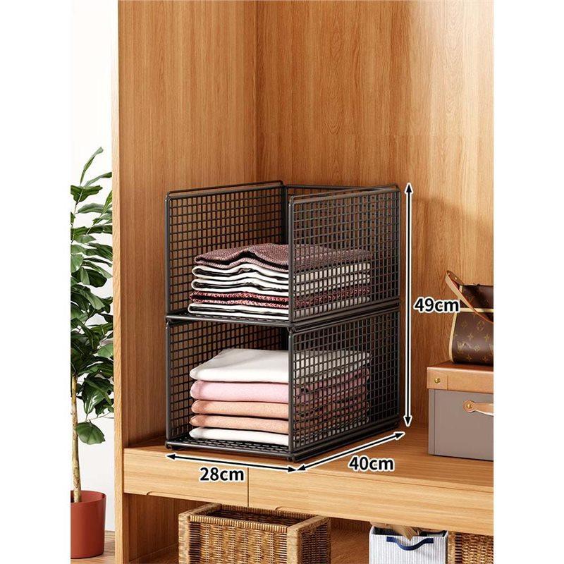 衣柜内分层收纳隔板抽屉式衣物整理置物架子衣橱柜子收纳储物神器