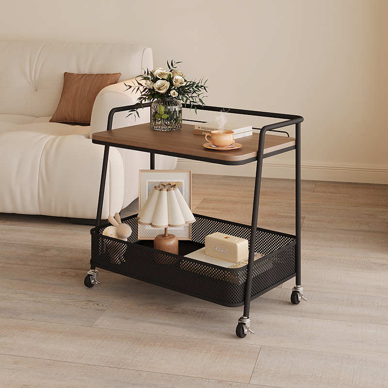 沙发边几小推车置物架可移动客厅茶几零食收纳小户型茶几餐车角几
