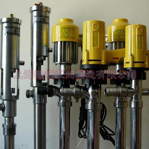 上海酷瑞FY气动往复泵 FY5T 浆料泵 耐腐蚀气动胶水插桶泵
