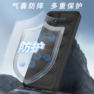 F15保护套5G气囊防摔硅胶软壳gal 适用于适用三星F15手机壳Galaxy