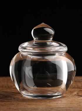 天然纯净体小号白水晶舍利塔摆件供养舍利子 嘎乌盒装藏结缘