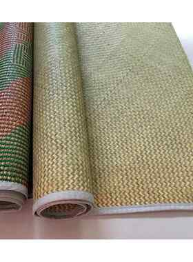 广东肇庆手工编织折叠蒲草席1.8m1.5米1.2米夏季纯天然肇庆草席