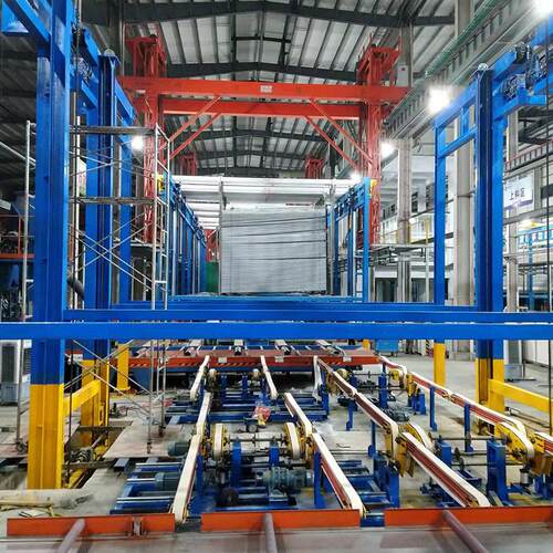 铝材氧化自动上下排设备.自动装框喷砂全接料送料输送装卸货