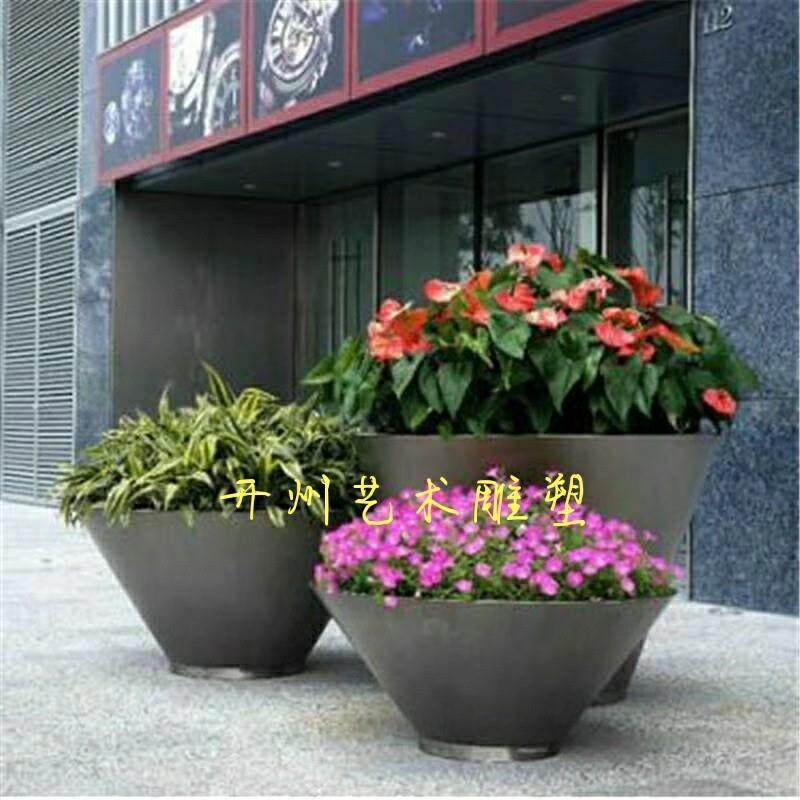 仿真绿植组合花箱户外售楼部造景玻璃钢花盆装饰花餐厅雕塑摆件品