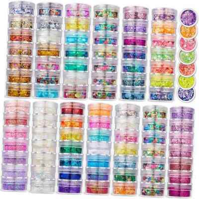 7Colors/Set Shinning Glitter Sequ Gel For Party Christmas DI