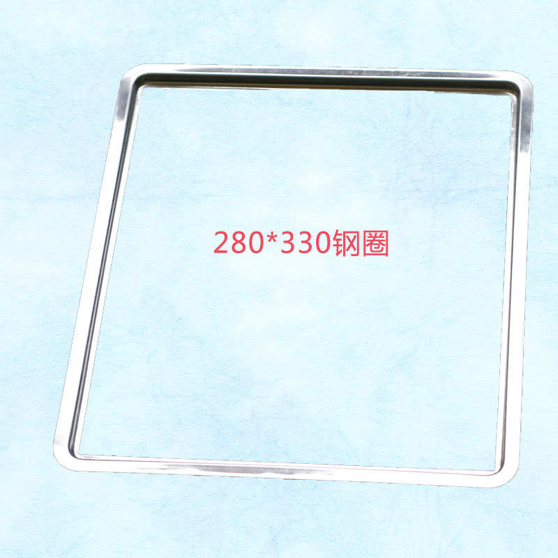 280*330开孔气电灶单灶嵌入式电磁炉电陶炉专用钢圈不锈钢套圈