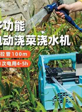 电车抽水泵手动抽水机小型锂电大功率水桶自吸泵高压便携式直流用