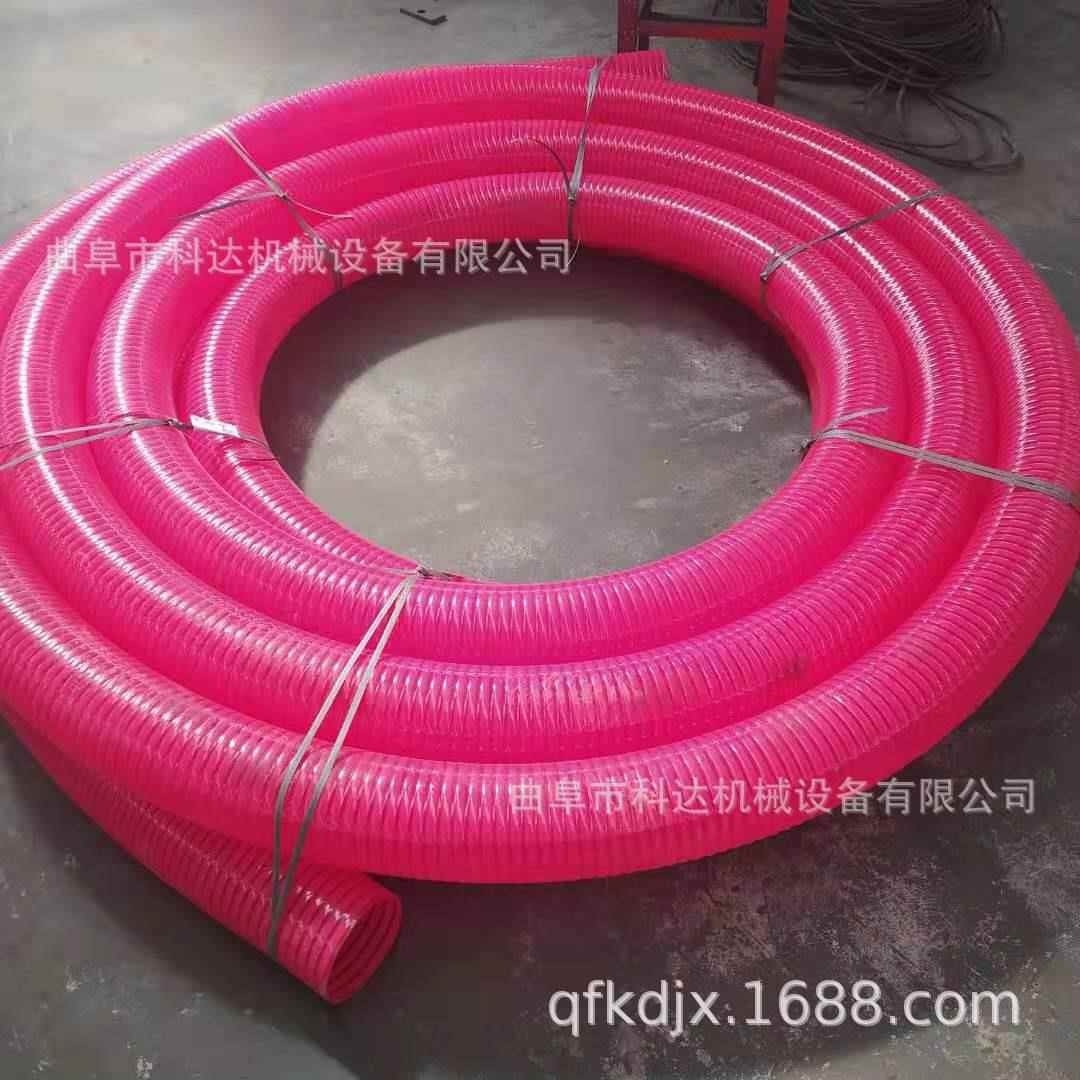 4寸管径加厚耐磨软管吸粮机粮食颗粒长距离吸粮机粉末输送机