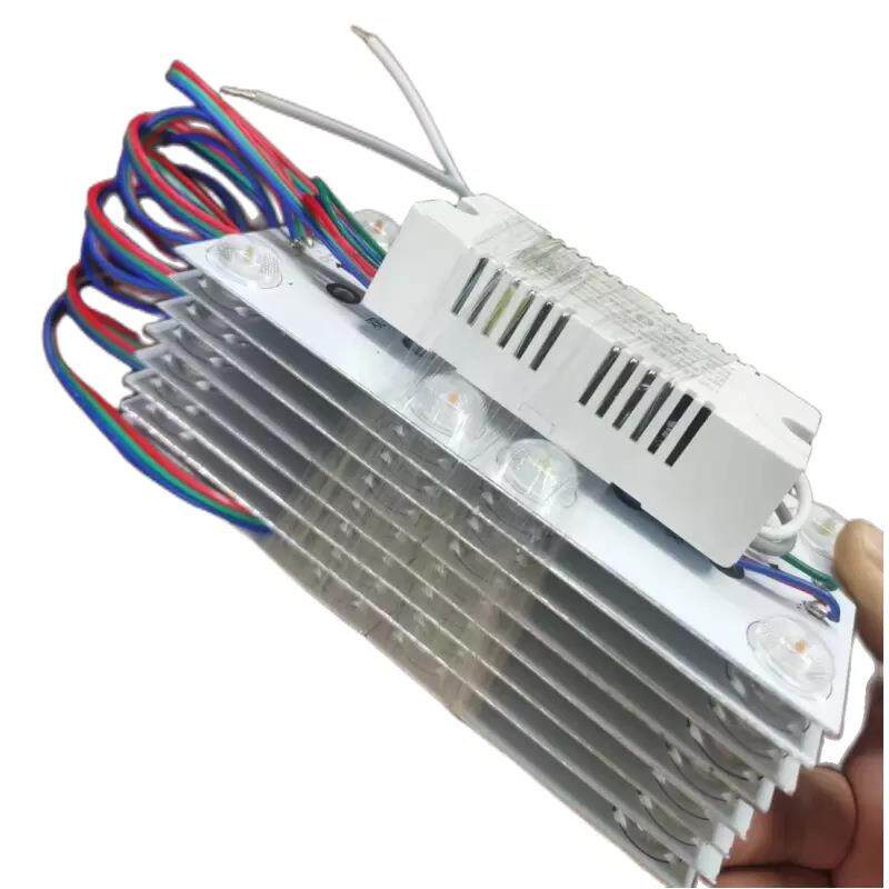 220V双色区块灯 调光变色 LED3030 软膜广告天花吊顶灯箱光源
