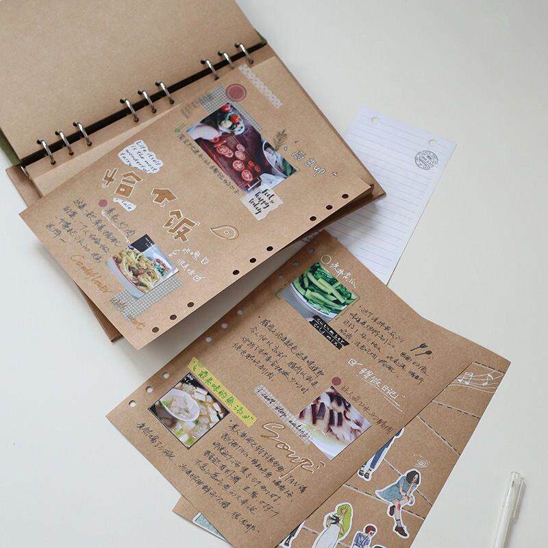 成长纪录册手工活页毕业册diy装饰空白材料小学生手绘本A4纪念本