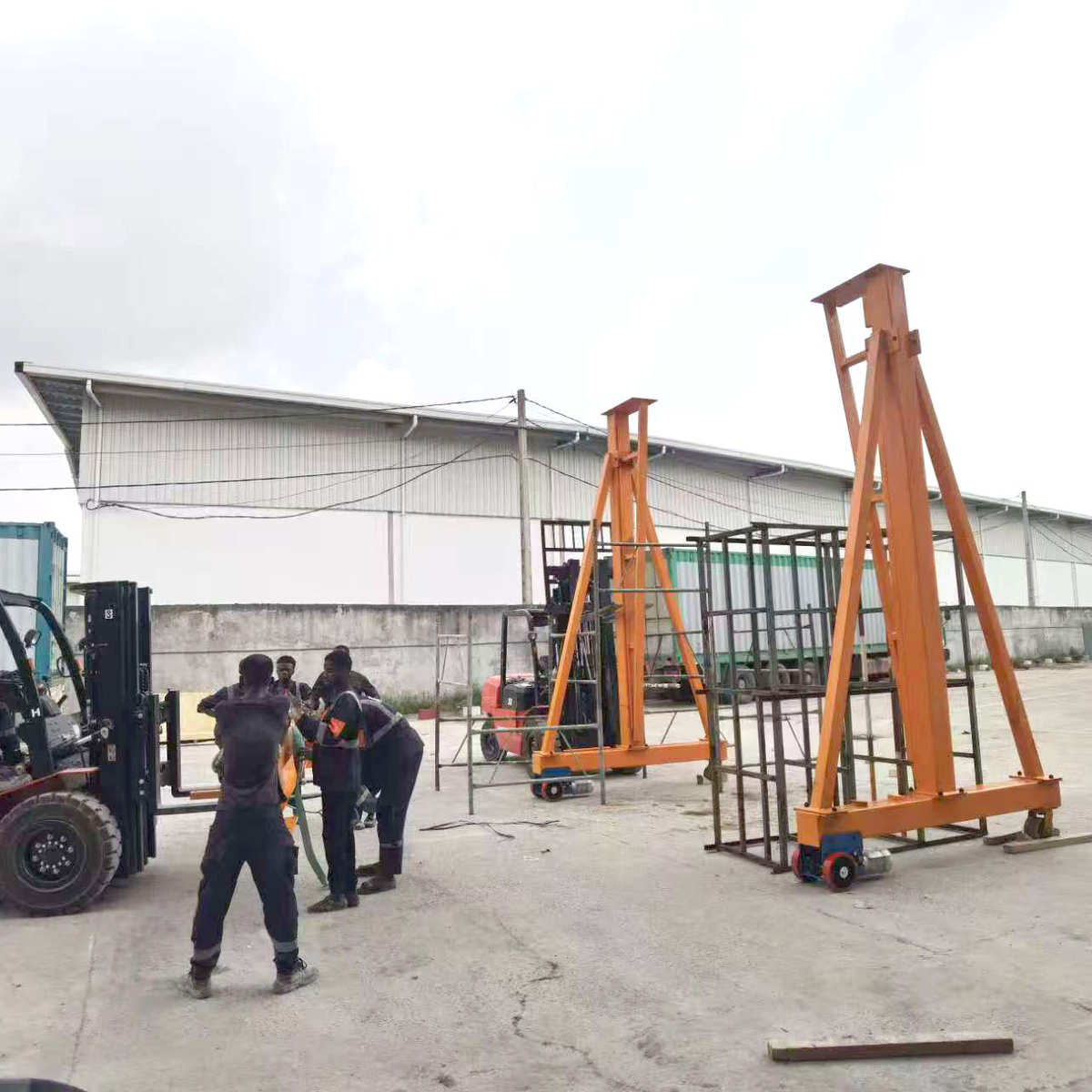 无轨龙门架 电动遥控简易小型移动式 电动无轨龙门架