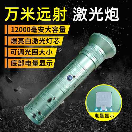 正品激光炮灯头强光亮远射头焦距超头盔头戴调式1灯2V外接电瓶疝