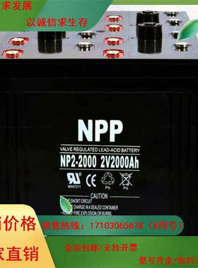 耐普 NP2000-2（2V2000AH） UPS电源 直流屏专用瓶 铅酸蓄电池