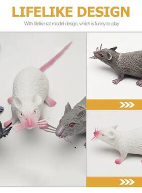 Simulation Mouse Rats Shape Toys Cat Halloween Fake Interest