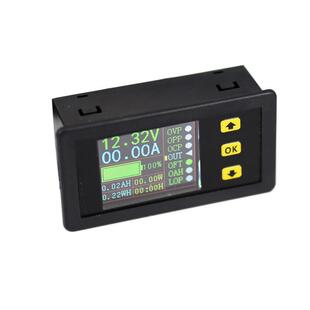 彩屏数显双向电压电流表90V20A充电放电测量功率容量库仑计带保护