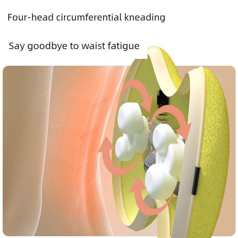 和正腰部按摩器背部腰部按摩仪全自动揉捏办公室家用热敷车载靠垫